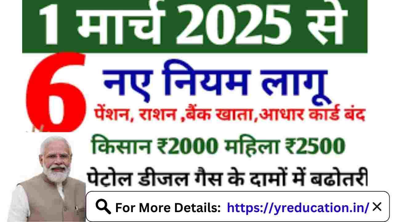 1 मार्च 2025 से देशभर में बड़े बदलाव! पेंशन से जुड़े 6 नए नियम होंगे लागू Pension New Rules
