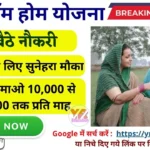 महिलाओं को मिल रहा घर बैठे काम करने का मौका || Mukhyamantri Work From Home Yojana 2025