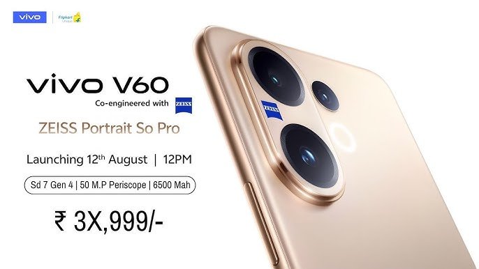 Vivo V60 5G Launches in India Today at ₹36,999 – 50MP Selfie Camera & 6-Year Security update