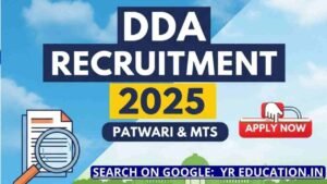DDA Patwari MTS Recruitment 2025: 1732 पदों के लिए ऑनलाइन आवेदन शुरू, पूरी जानकारी देखें