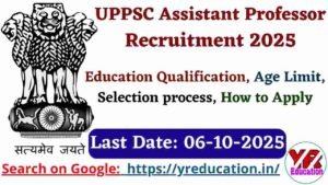 UPPSC Assistant Professor Recruitment 2025: Apply Online for 1253 Posts