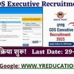 India Post IPPB GDS Executive Recruitment 2025 - Apply Online for 348 Posts